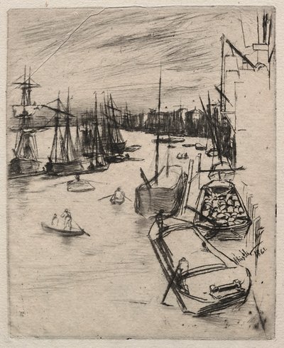 Little Wapping alkotó: James McNeill Whistler