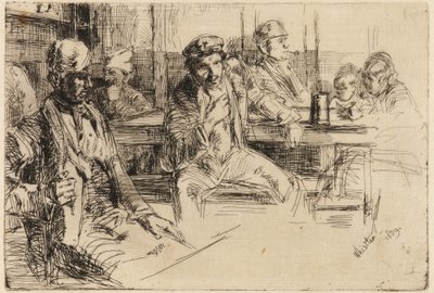 Longshore men alkotó: James Abbott McNeill Whistler