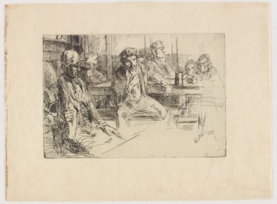 Longshore men alkotó: James Abbott McNeill Whistler