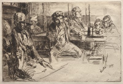 Kikötői munkások alkotó: James McNeill Whistler