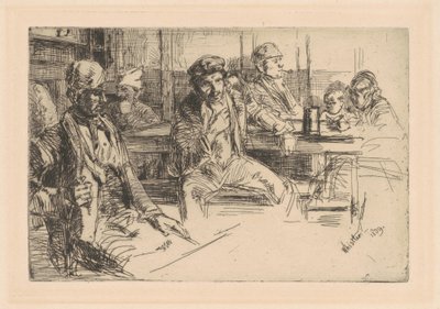 Kikötőmunkások alkotó: James McNeill Whistler