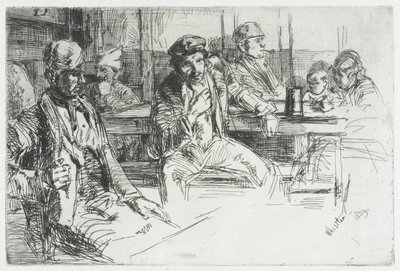 Kikötőmunkások alkotó: James McNeill Whistler