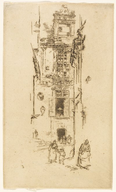 Városháza, Loches alkotó: James Abbott McNeill Whistler