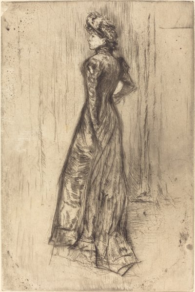 Maud, állva alkotó: James Abbott McNeill Whistler