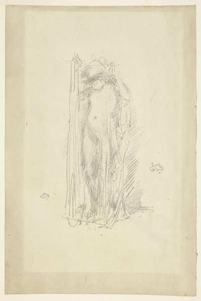 Modell Draping alkotó: James Abbott McNeill Whistler