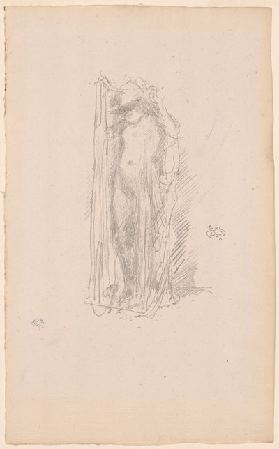 Modell Draping alkotó: James Abbott McNeill Whistler