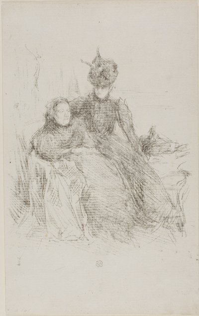 Anya és lánya alkotó: James McNeill Whistler