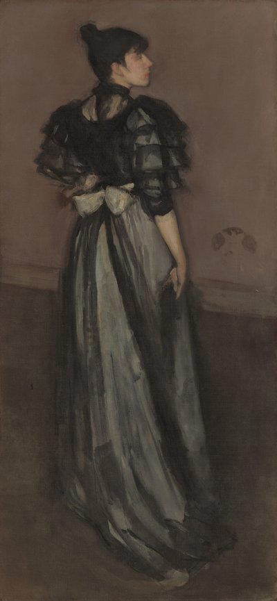 Gyöngyház és ezüst: Az andalúziai nő alkotó: James McNeill Whistler