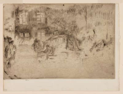 Murano - Üveg kemence alkotó: James Abbott McNeill Whistler