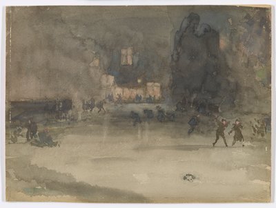 Nocturne: Amszterdam télen alkotó: James Abbott McNeill Whistler