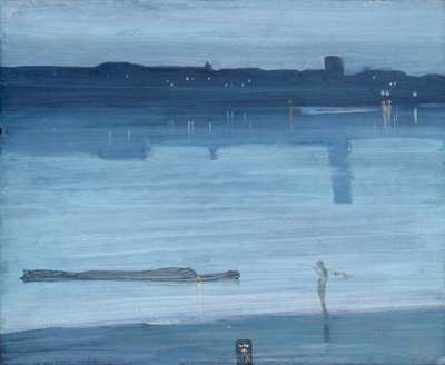 Nocturne: Kék és ezüst – Chelsea alkotó: James McNeill Whistler