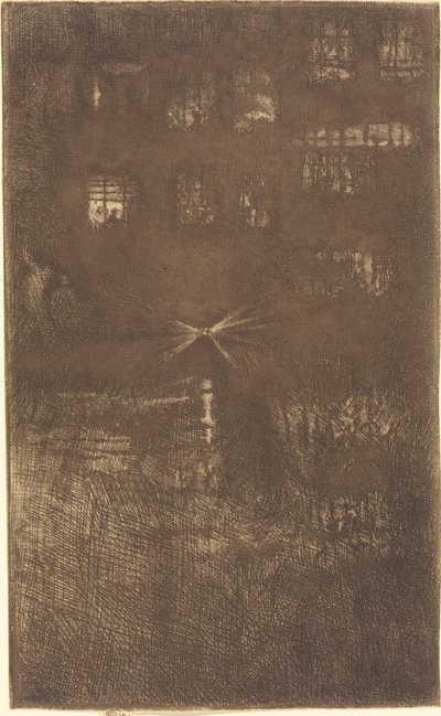 Noktürn: Táncház alkotó: James Abbott McNeill Whistler