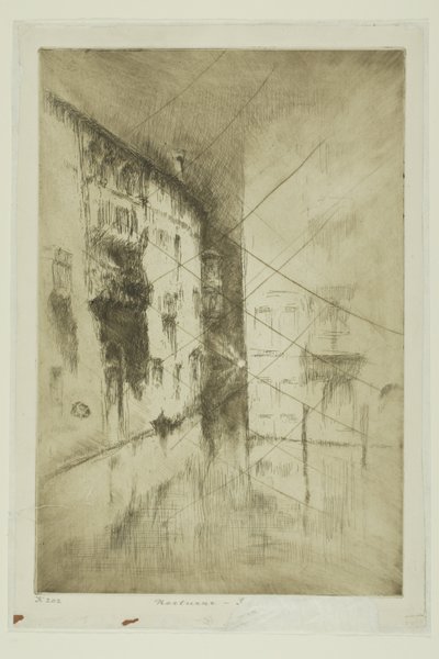 Nocturne: Paloták alkotó: James Abbott McNeill Whistler