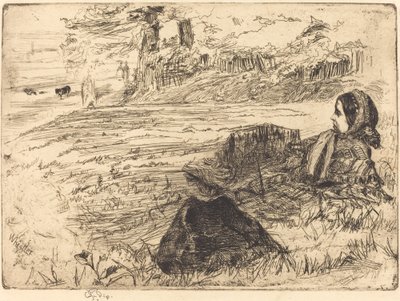 Dajka és gyermek alkotó: James Abbott McNeill Whistler