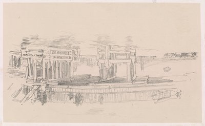 Régi Battersea híd alkotó: James Abbott McNeill Whistler