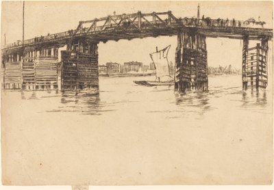 Régi Battersea híd alkotó: James Abbott McNeill Whistler