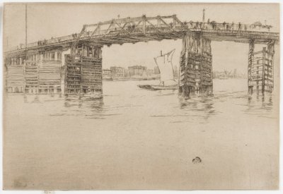 Régi Battersea híd alkotó: James Abbott McNeill Whistler