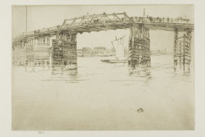 Régi Battersea híd alkotó: James Abbott McNeill Whistler