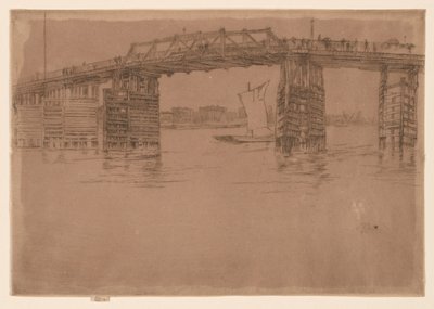 Régi Battersea híd alkotó: James Abbott McNeill Whistler