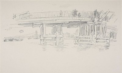 Régi Battersea híd alkotó: James Abbott McNeill Whistler