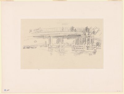 Régi Battersea híd alkotó: James Abbott McNeill Whistler