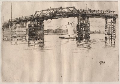 Régi Battersea híd alkotó: James McNeill Whistler