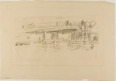 Régi Battersea híd alkotó: James McNeill Whistler
