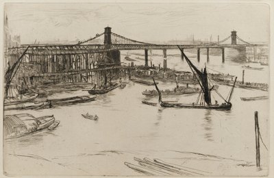 Régi Hungerford híd alkotó: James Abbott McNeill Whistler