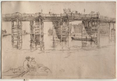 Régi Putney híd alkotó: James McNeill Whistler