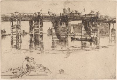 A régi Putney híd alkotó: James McNeill Whistler