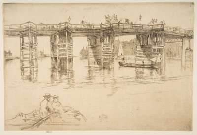 A régi Putney híd alkotó: James McNeill Whistler