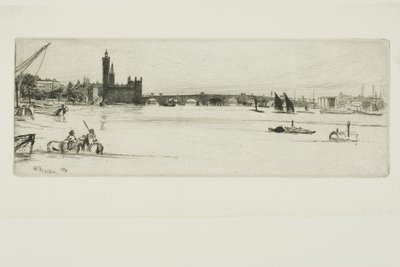 Régi Westminster híd alkotó: James Abbott McNeill Whistler