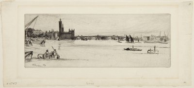 A régi Westminster híd alkotó: James McNeill Whistler