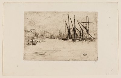 Pickle Herring Wharf alkotó: James Abbott McNeill Whistler