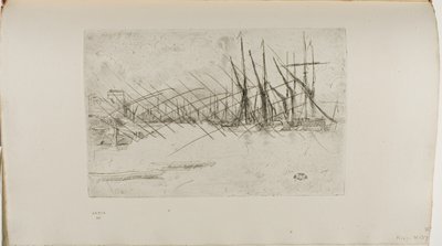 Pickle Herring Wharf alkotó: James Abbott McNeill Whistler