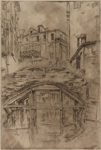 Piovan híd alkotó: James Abbott McNeill Whistler