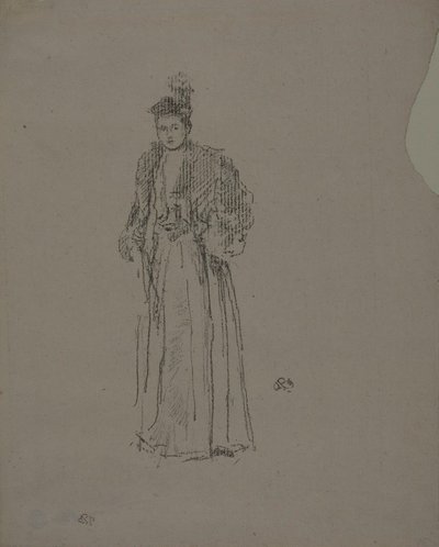Portrétanulmány: Charlotte R. Williams kisasszony alkotó: James Abbott McNeill Whistler