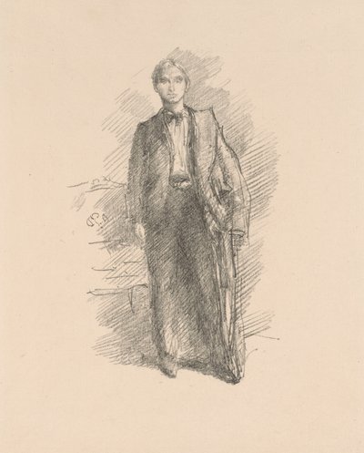 Portrétanulmány: Herbert C. Pollitt úr alkotó: James Abbott McNeill Whistler