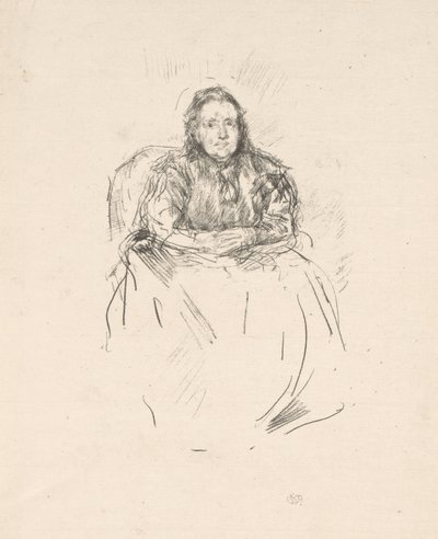 Portrétanulmány: Fülöpné alkotó: James Abbott McNeill Whistler