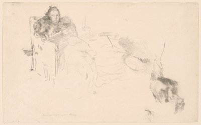 Portrétanulmány: Mrs. Philip, No. 4 [Studies of the Philips] alkotó: James Abbott McNeill Whistler