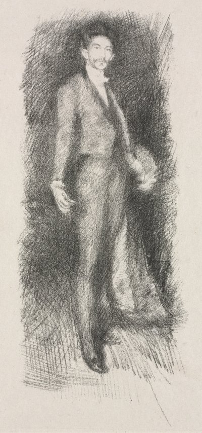 Robert de Montesquiou gróf portréja alkotó: James McNeill Whistler