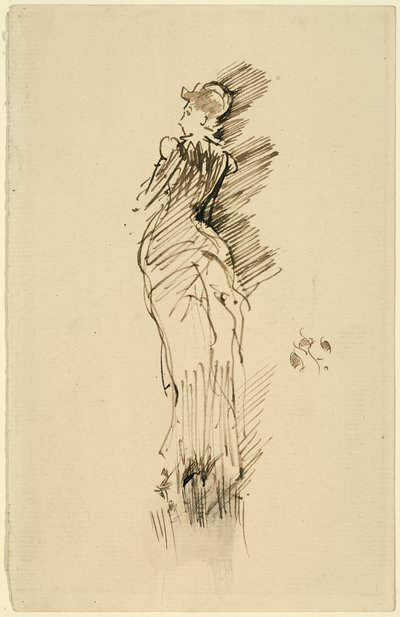 Miss Maud Franklin portréja alkotó: James McNeill Whistler