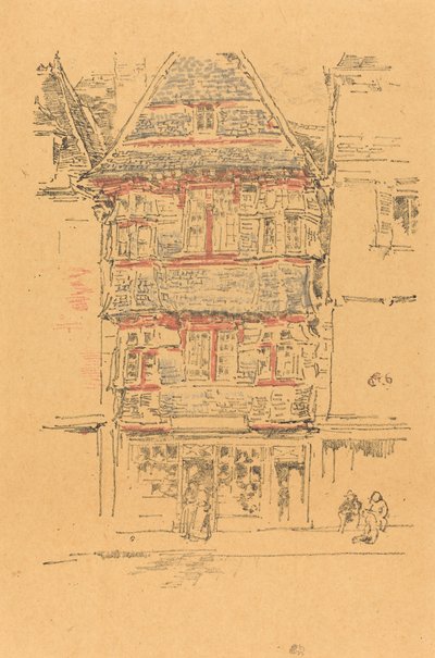 Vörös Ház, Paimpol alkotó: James Abbott McNeill Whistler