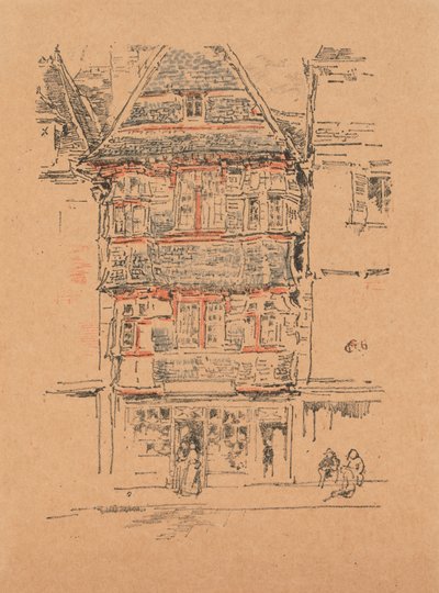 Vörös Ház, Paimpol alkotó: James Abbott McNeill Whistler