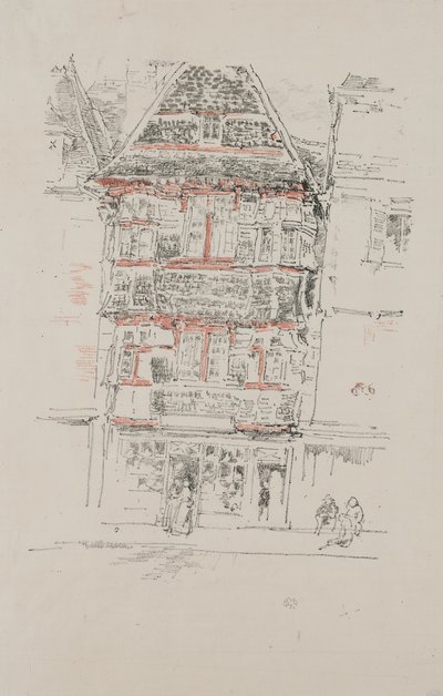 Vörös Ház, Paimpol alkotó: James Abbott McNeill Whistler