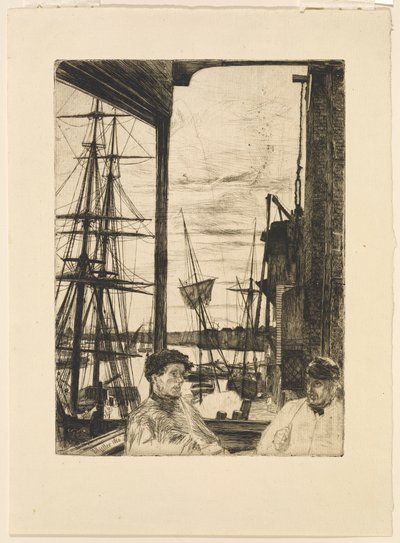 Rotherhithe alkotó: James Abbott McNeill Whistler
