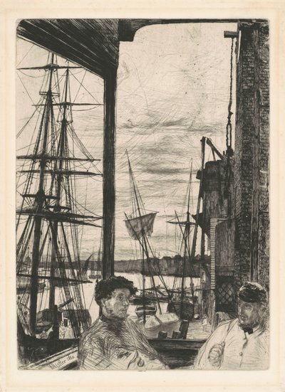 Rotherhithe alkotó: James Abbott McNeill Whistler