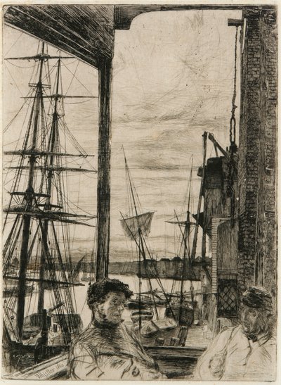 Rotherhithe alkotó: James Abbott McNeill Whistler