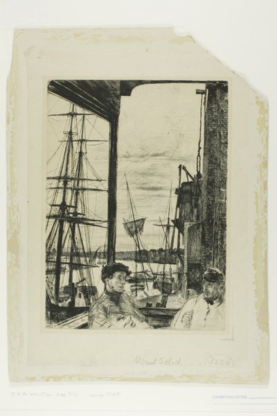 Rotherhithe alkotó: James Abbott McNeill Whistler