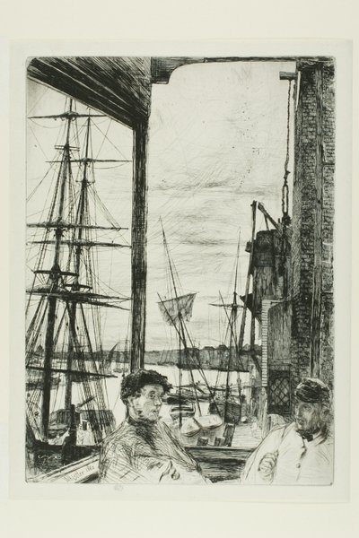 Rotherhithe alkotó: James Abbott McNeill Whistler